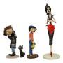 Blister 4 figuras Coraline 3-14cm