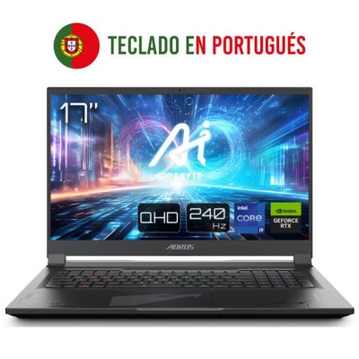 Portatil gigabyte 17x azg 65pt665sh i9 14900hx 32gb