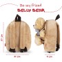 Mochila + peluche Oso Belly 26cm