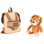 Mochila reversible + peluche Lenny Lion 25cm