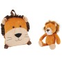 Mochila reversible + peluche Lenny Lion 25cm