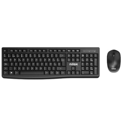 Teclado raton nilox nxkmwe012 inalambrico