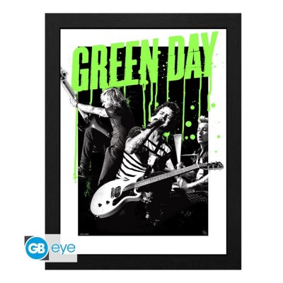 Impresion enmarcada gb eye green day