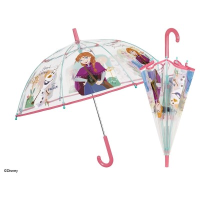 Paraguas manual transparente Frozen Disney 45cm