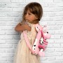 Mochila reversible + peluche Vaca Connie 25cm