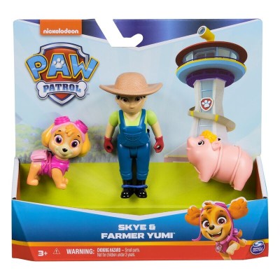 Blister 2 figuras Skye Hero Pup Patrulla Canina Paw Patrol