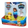 Blister 2 figuras Rubble Hero Pup Patrulla Canina Paw Patrol