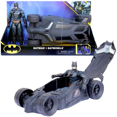 Figura Batman + Batmovil DC Comics 30cm