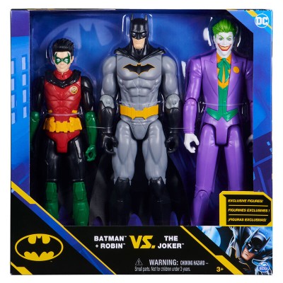 Set 3 figuras Batman DC Comics 30cm