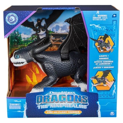 Dragon interactivo Fire and Flight Thunder Los Nueve Reinos Como entrenar a tu Dragon