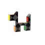 Serpiente de colores Rubiks twist