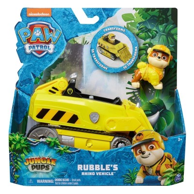 Vehiculo Rubble Jungle Pups Patrulla Canina Paw Patrol