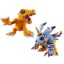 Set 2 figuras Ichibansho Agumon & Gabumon Digimon Ultimate Evolution 4,5cm