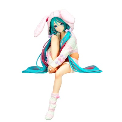 Figura Noodle Stopper Hatsune Miku Rabbit Ear Hood Pajama Hatsune Miku 14cm