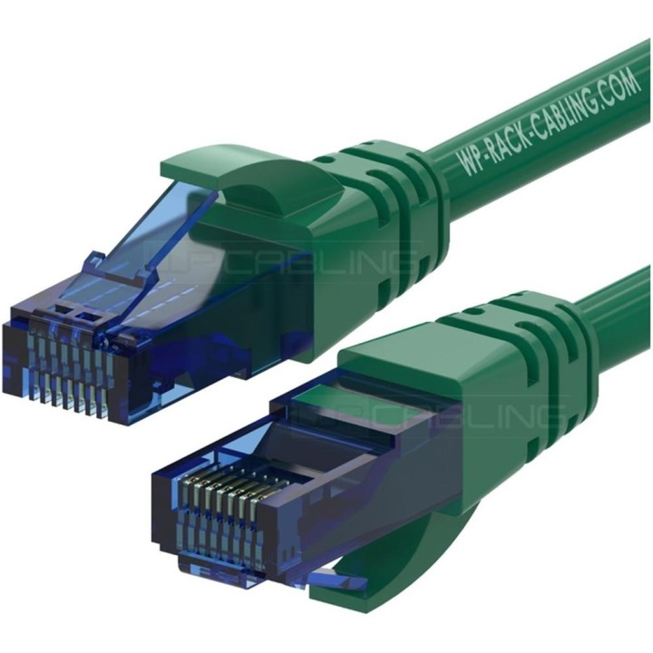Cable de red wp latiguillo rj45 u - utp cat.5e 2m verde
