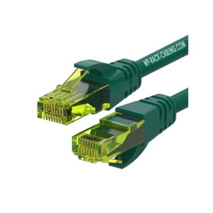 Cable de red wp latiguillo rj45 u - utp cat.6a 0.2m verde