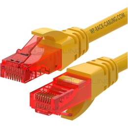 Cable de red wp latiguillo rj45 u - utp cat.6 0.2m amarillo