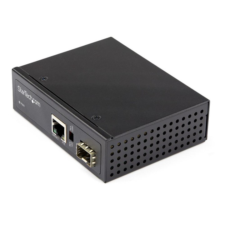 Conversor de medios fibra a ethernet startech industrial