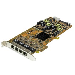 Tarjeta de red startech 4x rj45 pci express