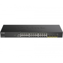 Switch d - link 28 puertos gestionable 24 gigabit ethernet 10 - 100 - 1000 4 sfp l3 lite