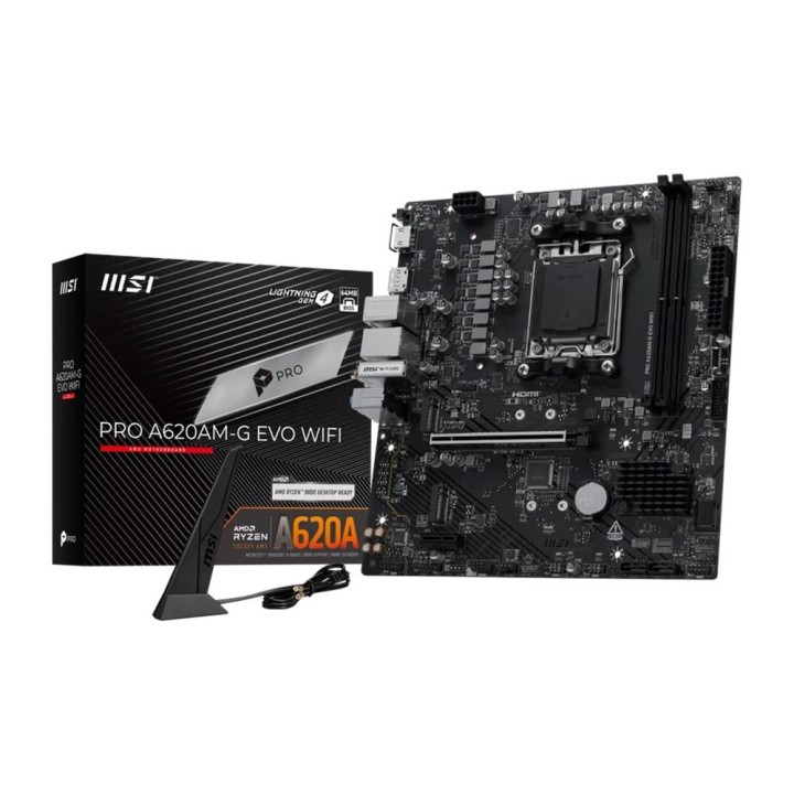 Placa base msi pro a620am - g evo wifi am5 matx - 2x ddr5