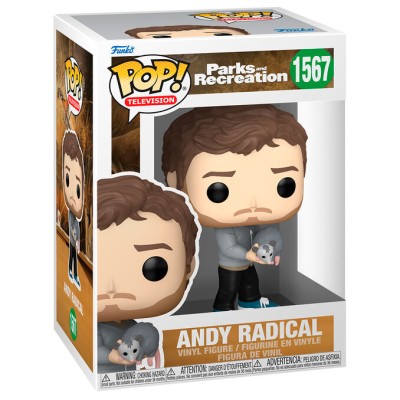 Figura POP Parks and Recreation Andy Radical