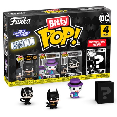 Blister 4 figuras Bitty POP DC Comics Batman 85th Anniversary Batman