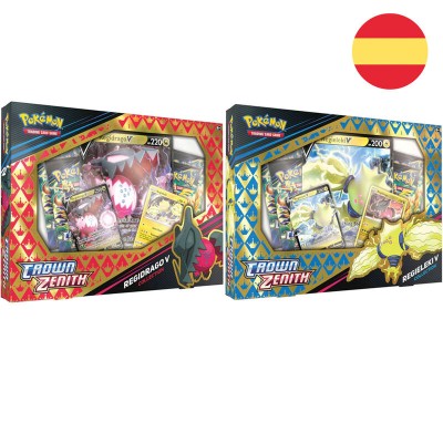 Blister Juego Cartas Coleccionables Crown Zenith Pokemon surtido