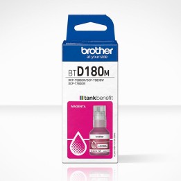 Botella tinta brother btd180m magenta 5000