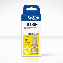 Botella tinta brother btd180y amarilla 5000