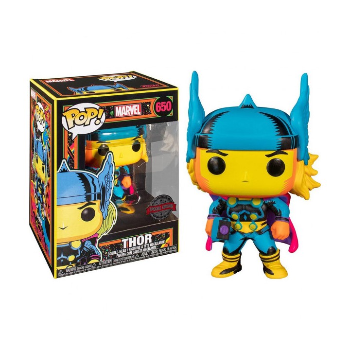 Funko pop marvel black light thor