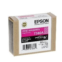 Cartucho tinta epson t580a magenta vivo