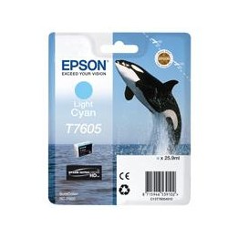 Cartucho tinta epson t760540 cian claro