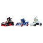 Blister 3 vehiculos Sonic the Hedgehog