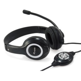 Auricular equip usb + microfono flexible