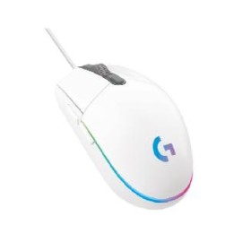 Mouse raton logitech g203 lightsync blanco