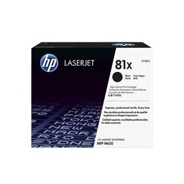 Toner hp cf281x negro nº 81x