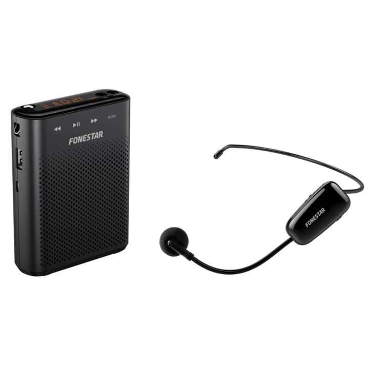Amplificador portatil fonestar alta voz 30 microfono inalambrico