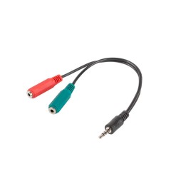 Adaptador lanberg minijack 3.5mm m 4pin