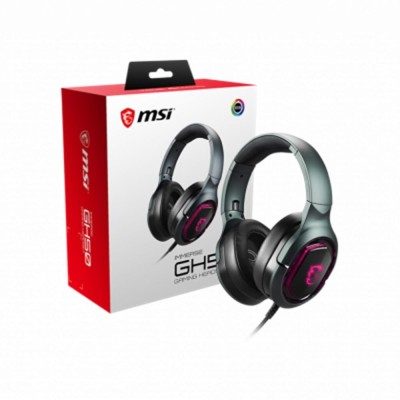 Auriculares gaming msi immerse gh50 negro