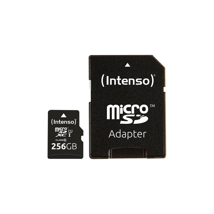 Tarjeta memoria micro sd intenso 256gb