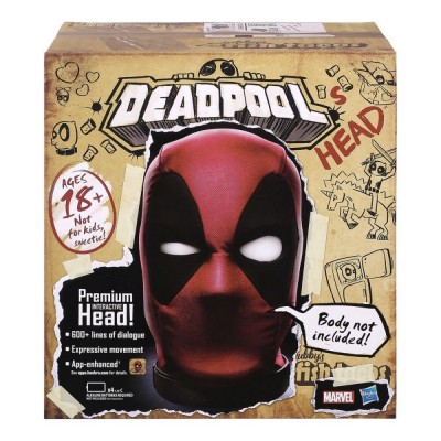 Replica marvel cabeza animatronica deadpool legends