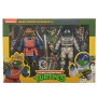 Set 2 figuras Space Adventure Donatello &38 Samurai Adventure Michelangelo Tortugas Ninja 18cm