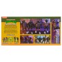 Set 4 figuras Punk Turtles  Cartoon Tortugas Ninja 18cm