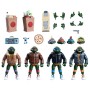 Set 4 figuras Punk Turtles  Cartoon Tortugas Ninja 18cm