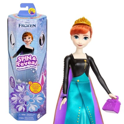 Muñeca Anna Spin Reveal Frozen Disney