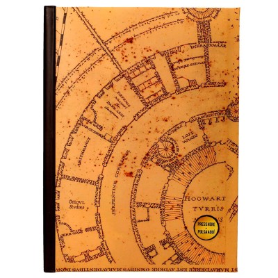 Cuaderno A5 Mapa del Merodeador Harry Potter