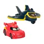 Set 2 Coches Redbird &38 Batwin Batwheels DC Comics