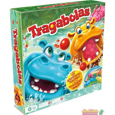 Juego mesa hasbro tragabolas los tipopotamos