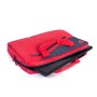 MONRAY Maletín Portátil 15,6"  Bolsillo Ext. Rojo